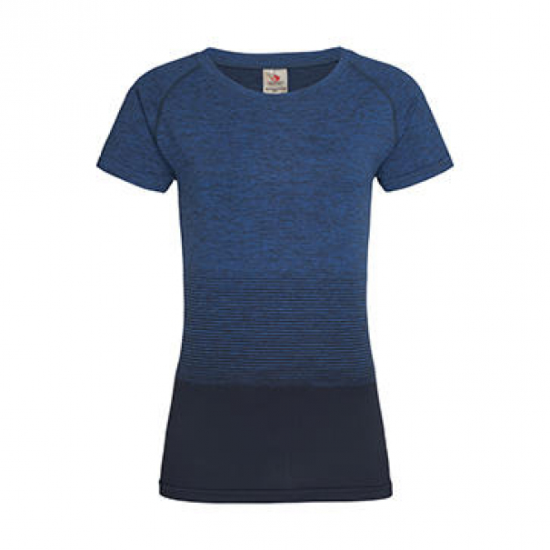 Triko dámské Stedman bezešvé tričko Active Raglan Flow - tmavě modré, XL
