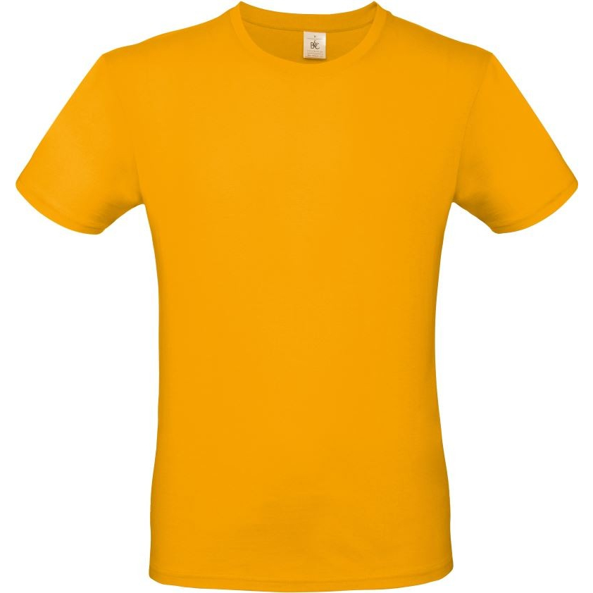 Pánské tričko B&C E150 - meruňkové, 3XL