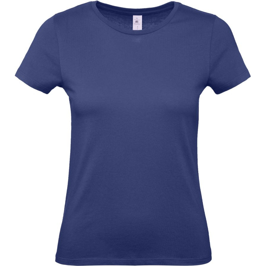Dámské tričko B&C E150 - tmavě modré, S