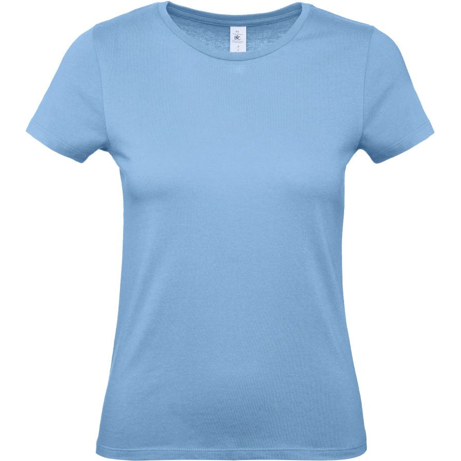 Dámské tričko B&C E150 - světle modré, L