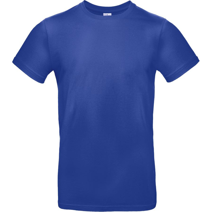 Pánské tričko B&C E190 - středně modré, XXL