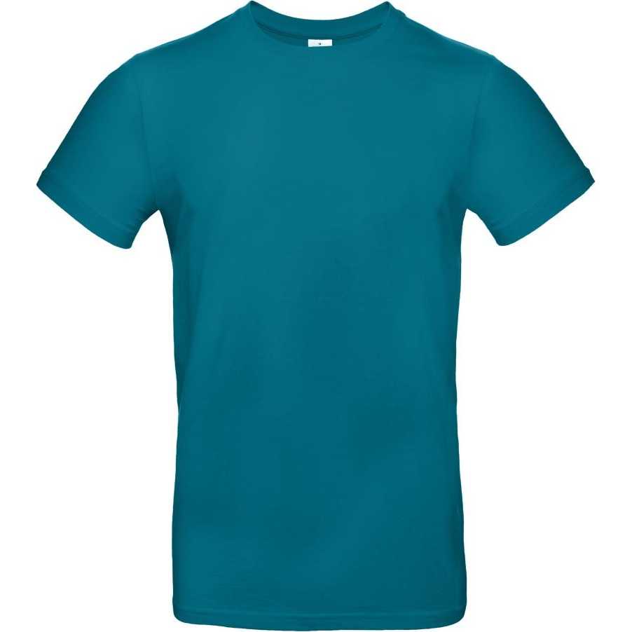Pánské tričko B&C E190 - tmavě azurové, L