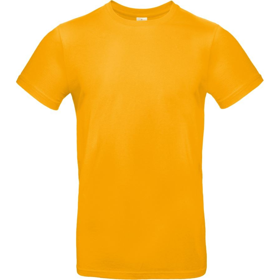 Pánské tričko B&C E190 - tmavě žluté, S