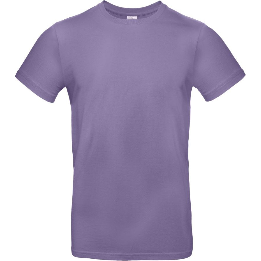 Pánské tričko B&C E190 - světle fialové, 3XL