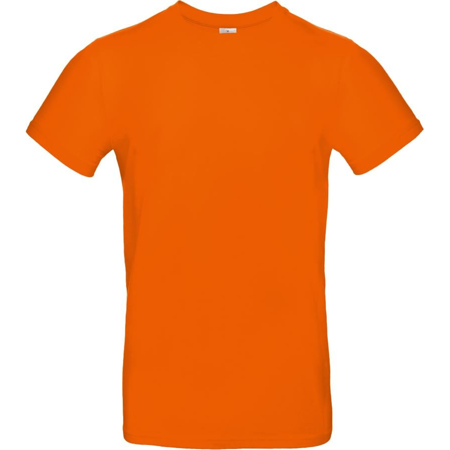 Pánské tričko B&C E190 - oranžové, 3XL