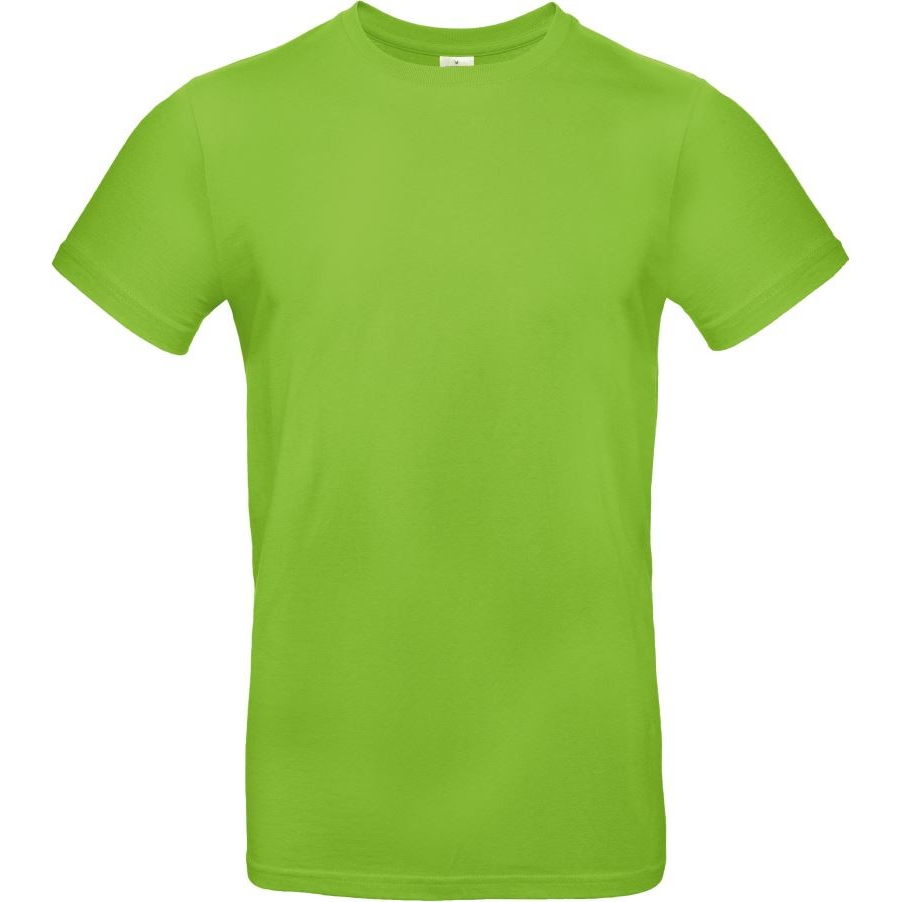Pánské tričko B&C E190 - světle zelené, 3XL