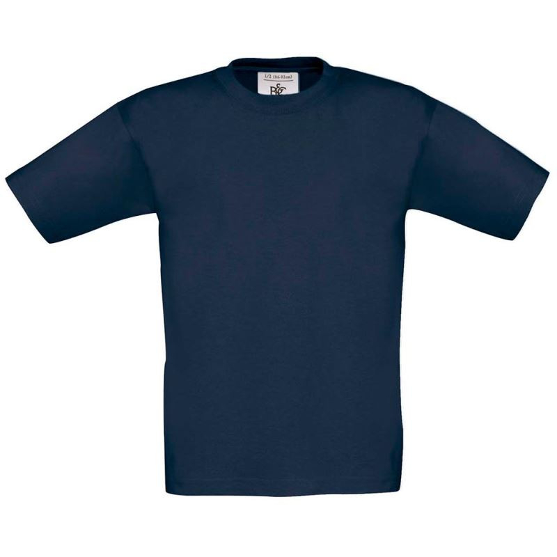 Dětské tričko B&C Exact 150 - světlé navy, 3-4 roky