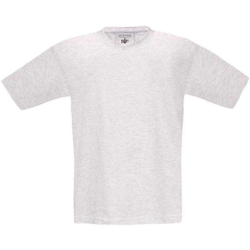 Dětské tričko B&C Exact 150 - bílé, 5-6 let