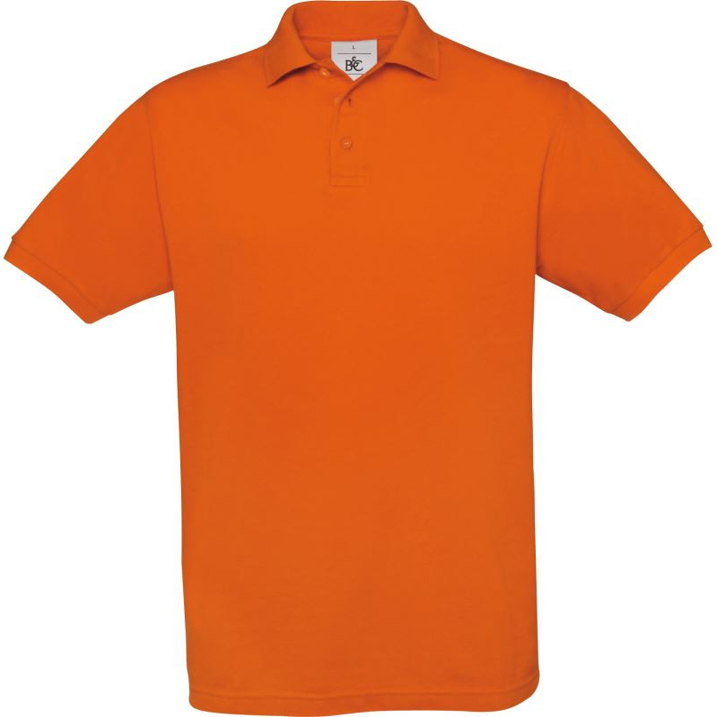 Pánská polokošile B&C Safran - oranžová, XL