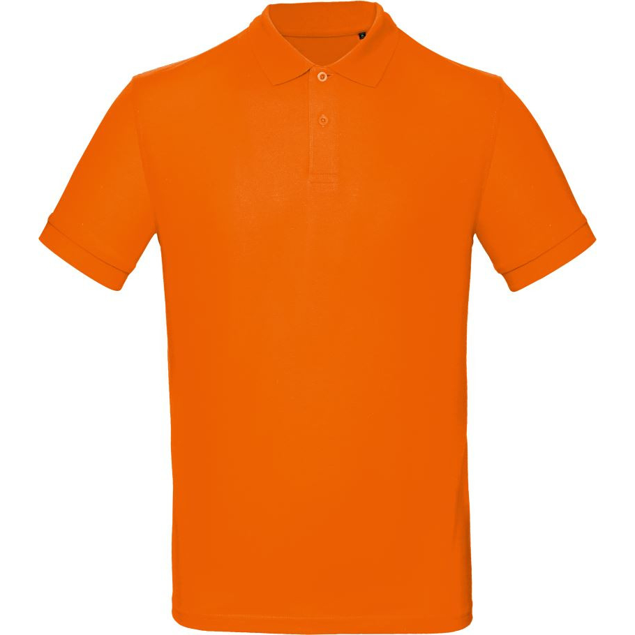 Pánská polokošile B&C Inspire Polo - oranžová, XL