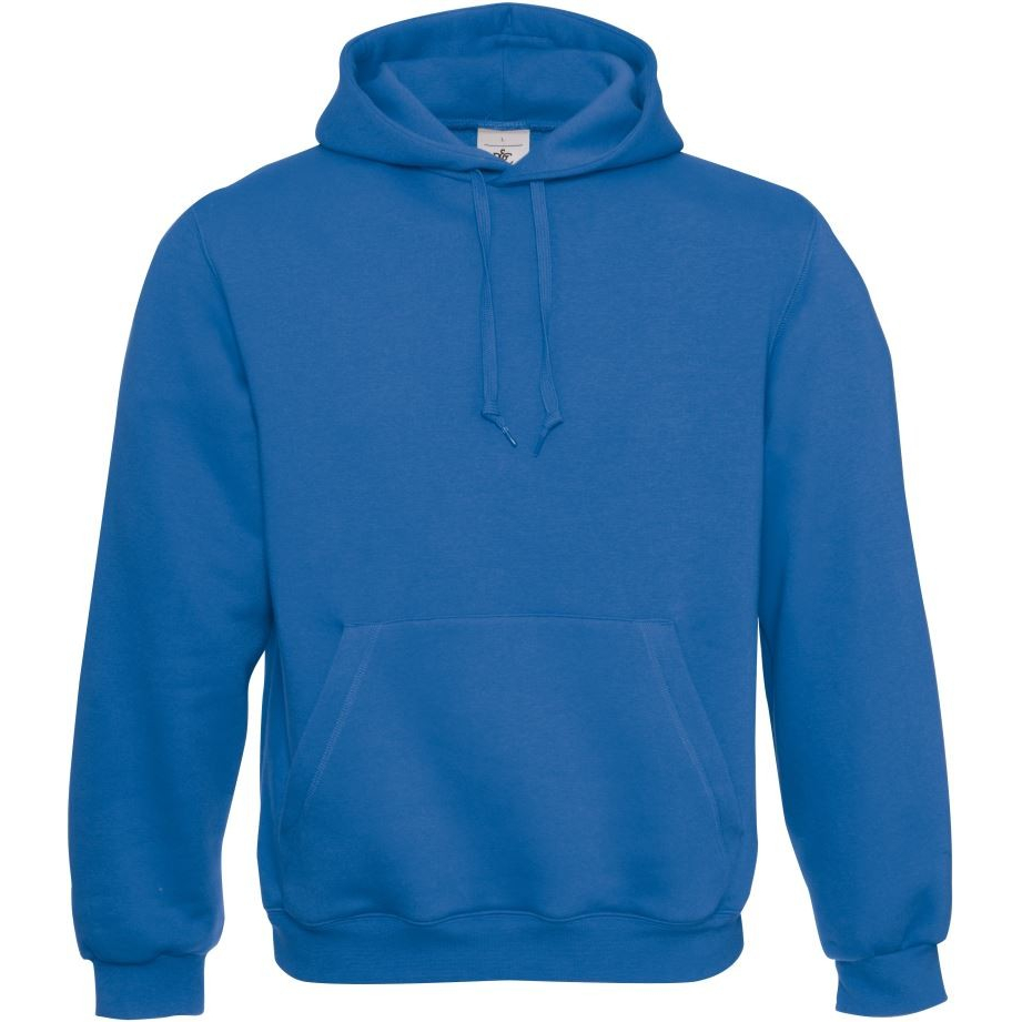 Pánská mikina B&C Hooded - modrá, XL