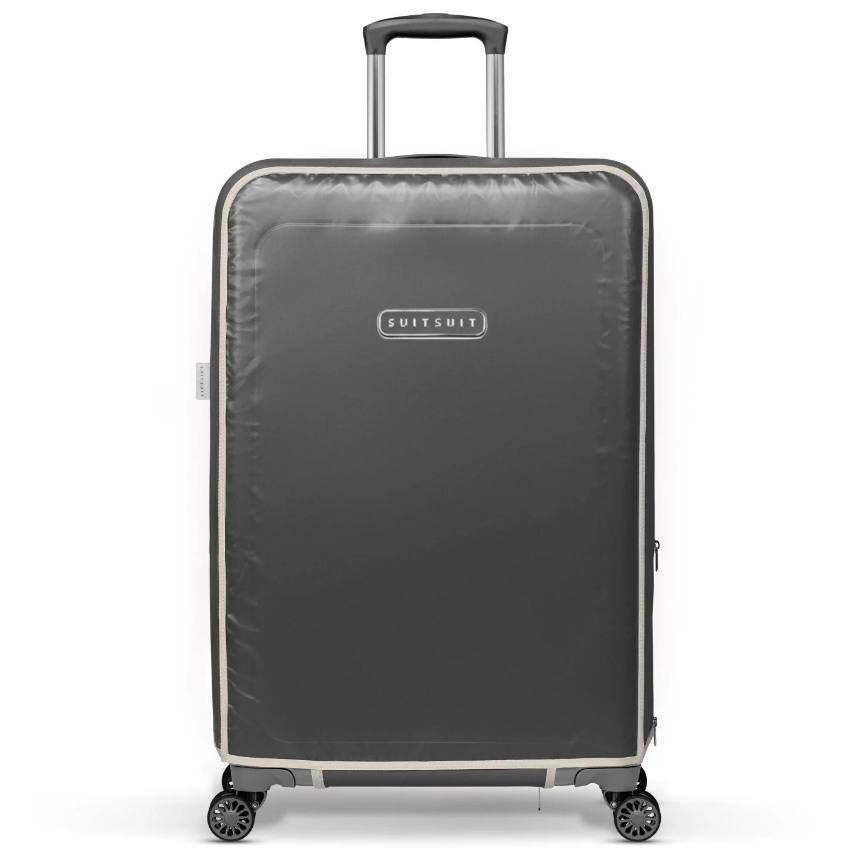 Obal na kufr Suitsuit Blossom L 70x50x28 - tmavě šedý