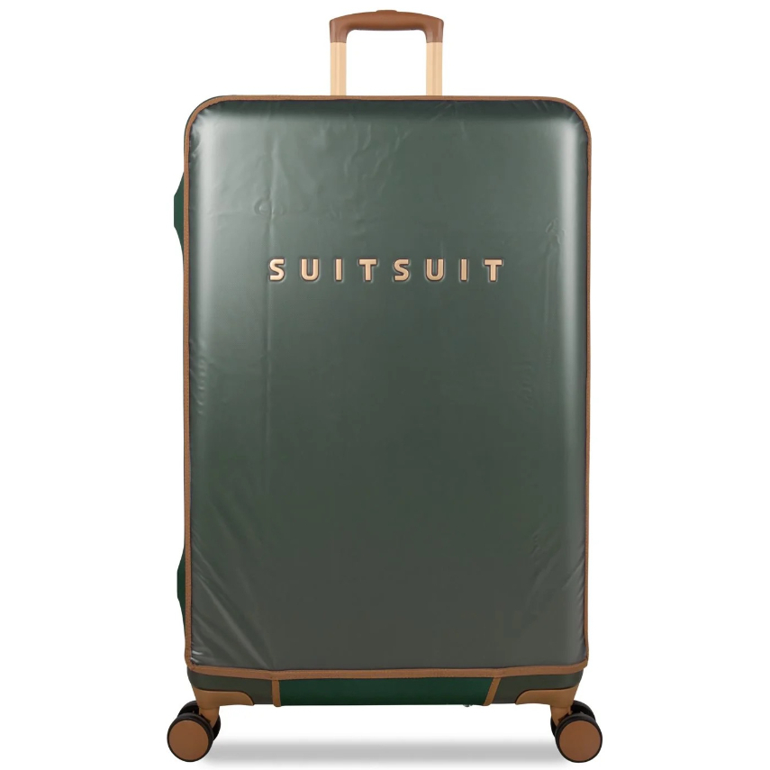 Obal na kufr Suitsuit Fab Seventies L 70x50x28 - tmavě zelený