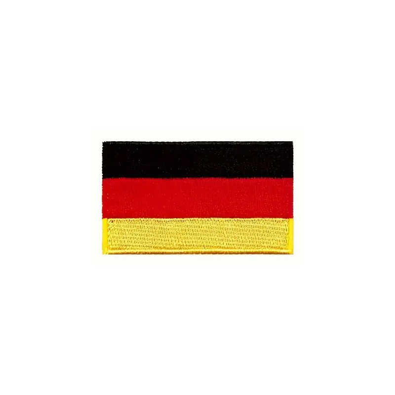 Nášivka nažehlovací vlajka Německo 6,3x3,8 cm - barevná