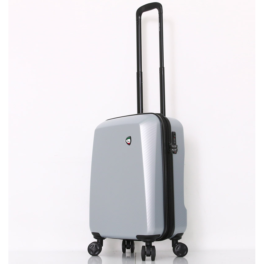 Cestovní kufr Mia Toro 38-48L - stříbrný