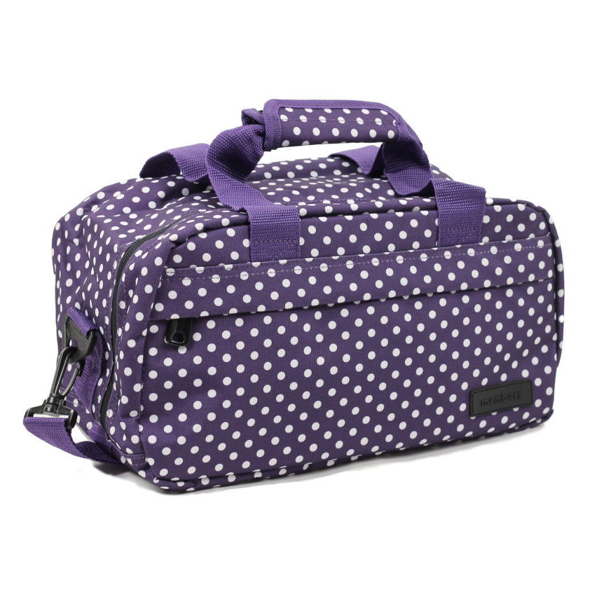 Cestovní taška Members - fialová-bílá