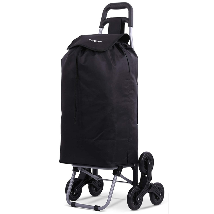 Nákupná taška na kolieskach Hoppa 501 - čierna