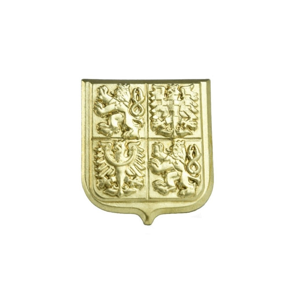 Odznak na čepici AČR originální - zlatý