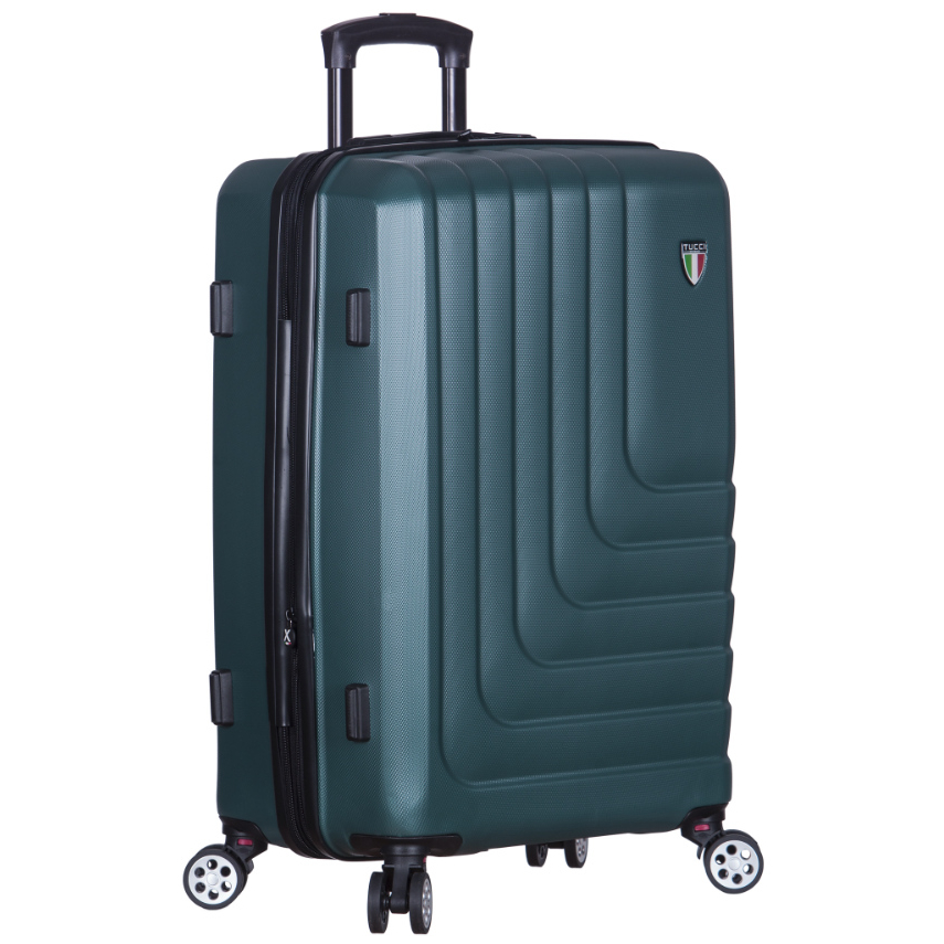 Cestovní kufr Tucci 122-165 l - zelený