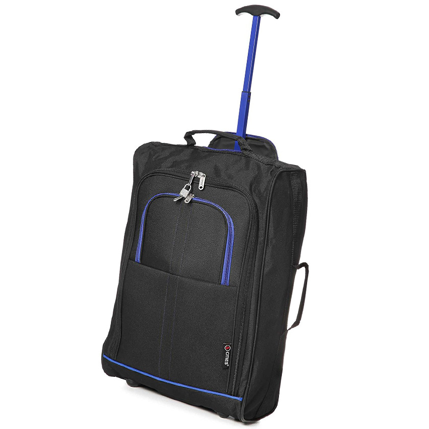 Kabinové zavazadlo Cities 830/1 36 L - černé-modré