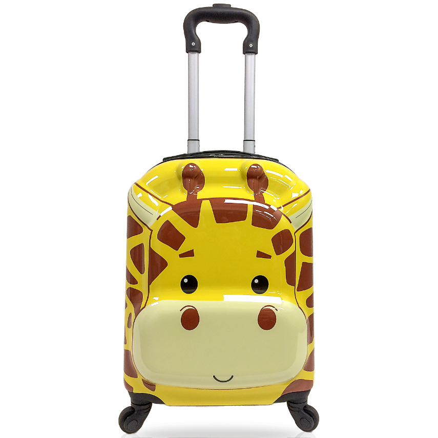 Dětský kufr Tucci Kids Giraffe 28 L - žlutý