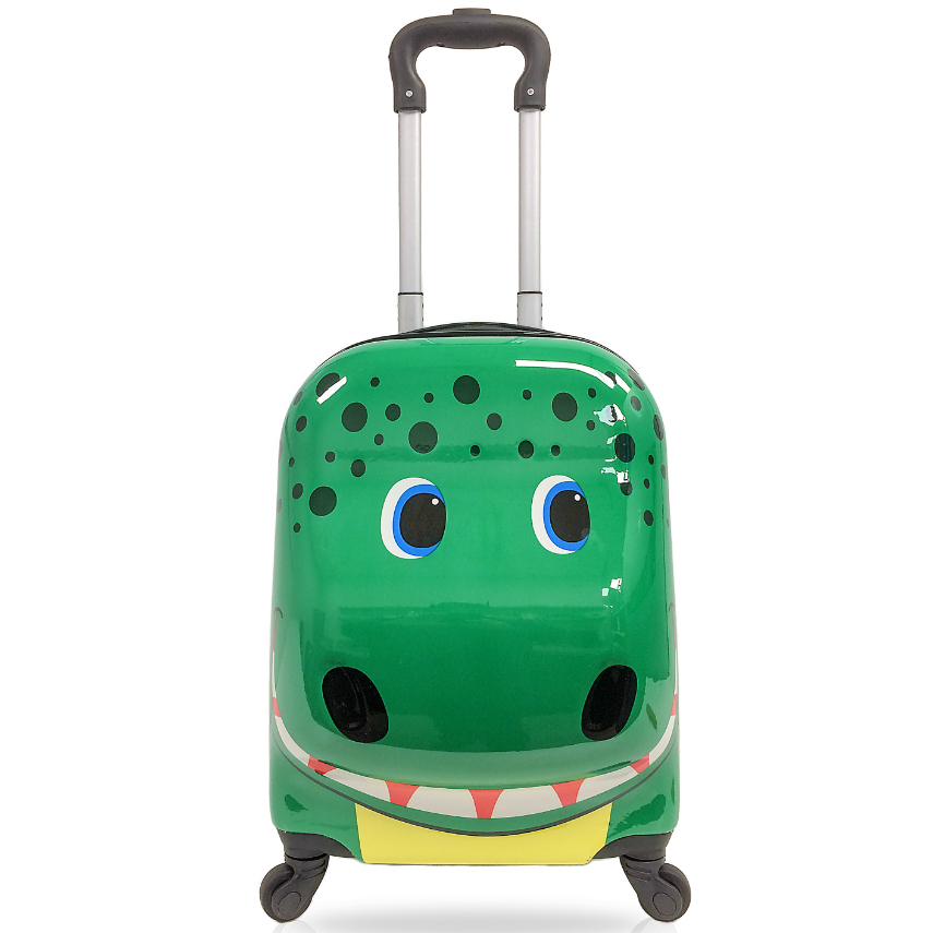 Dětský kufr Tucci Kids Dino 28 L - zelený