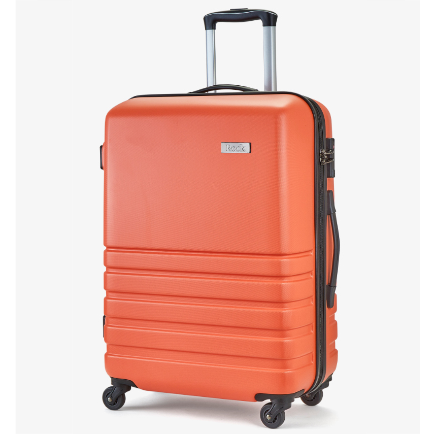 Cestovní kufr Rock 0169/3 60 L - oranžový