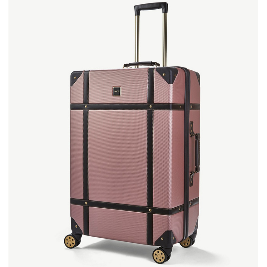 Cestovní kufr Rock 0193/3 94 L - růžový