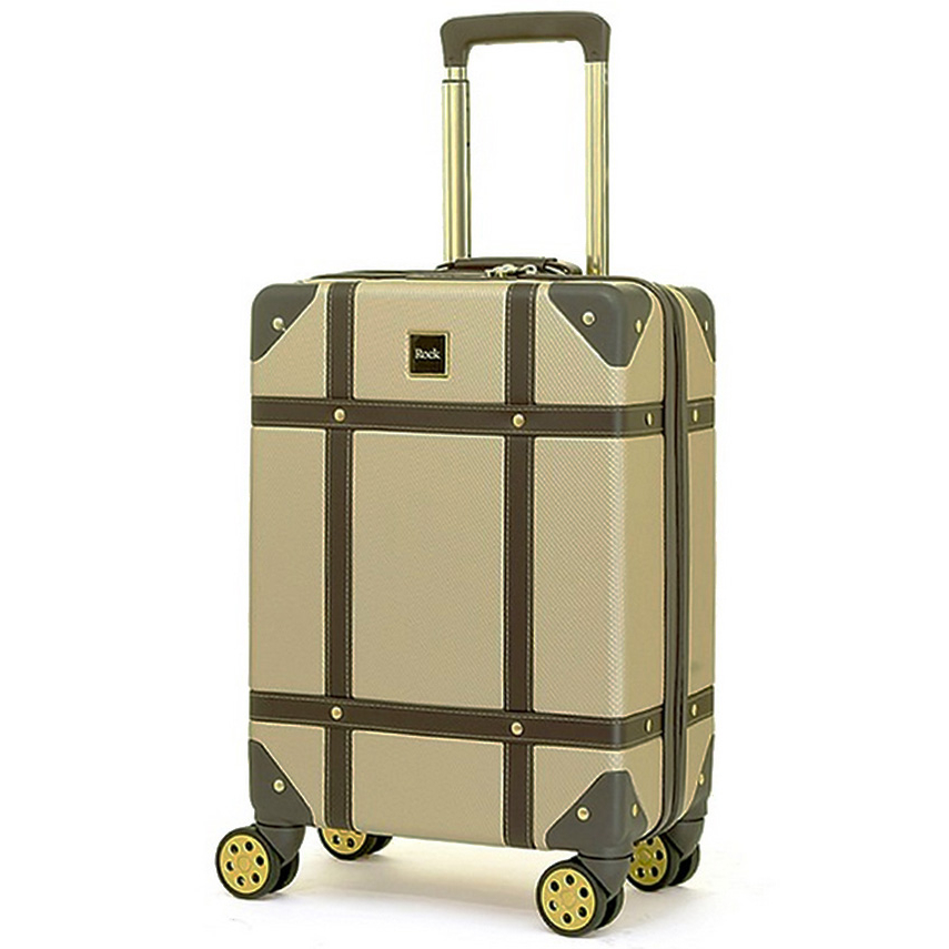 Cestovní kufr Rock 0193/3 34 L - zlatý
