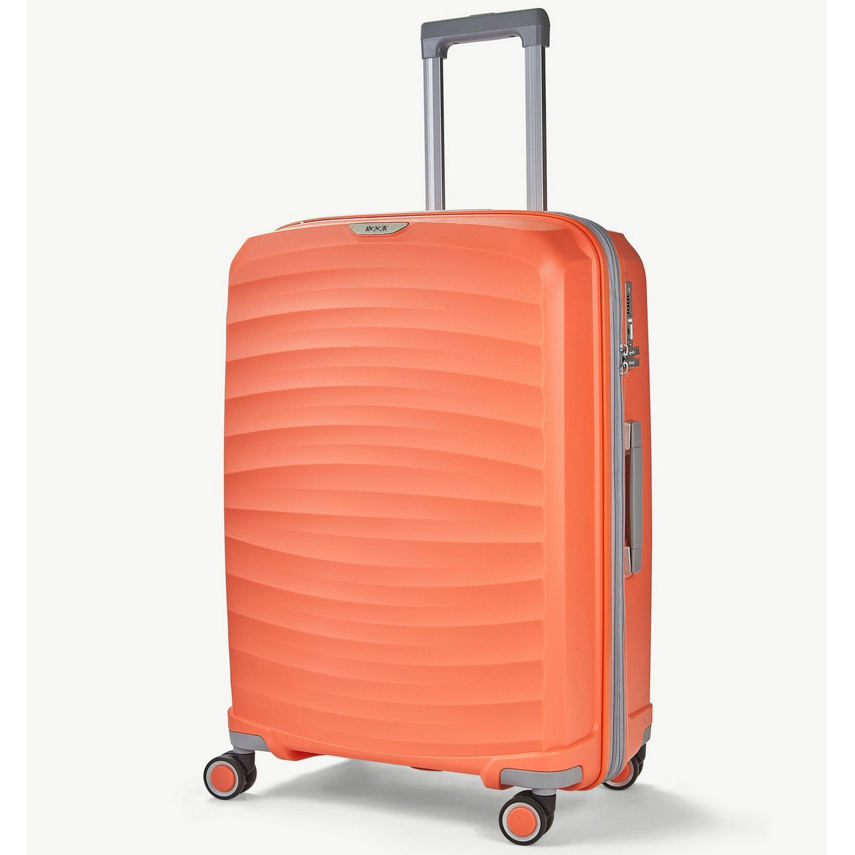 Cestovní kufr Rock 0212/3 74-85 l - oranžový