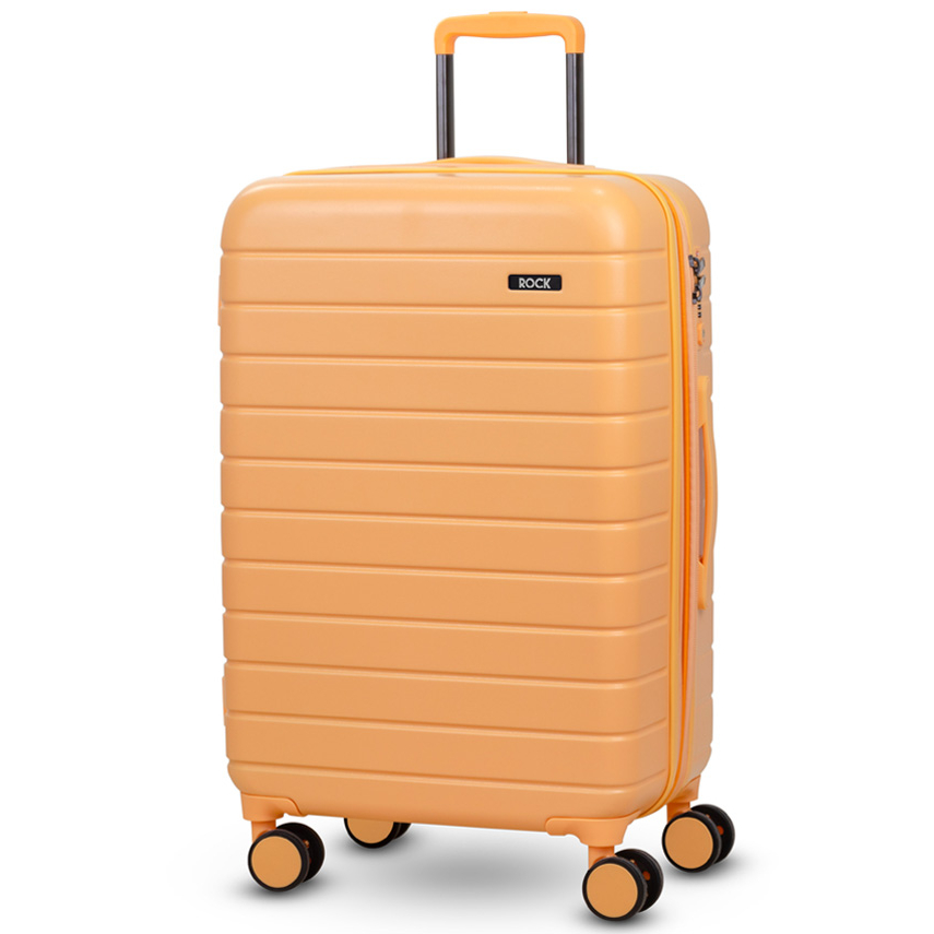 Cestovní kufr Rock 0214/3 60-66 l - oranžový
