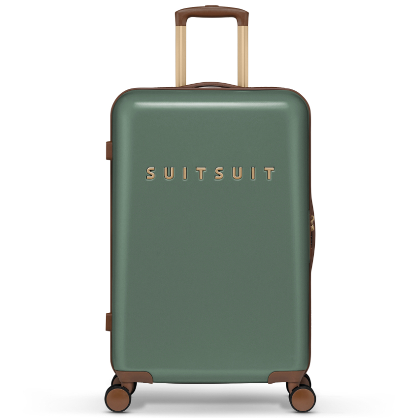 Cestovní kufr Suitsuit Fab Seventies 60 l - tmavě zelený