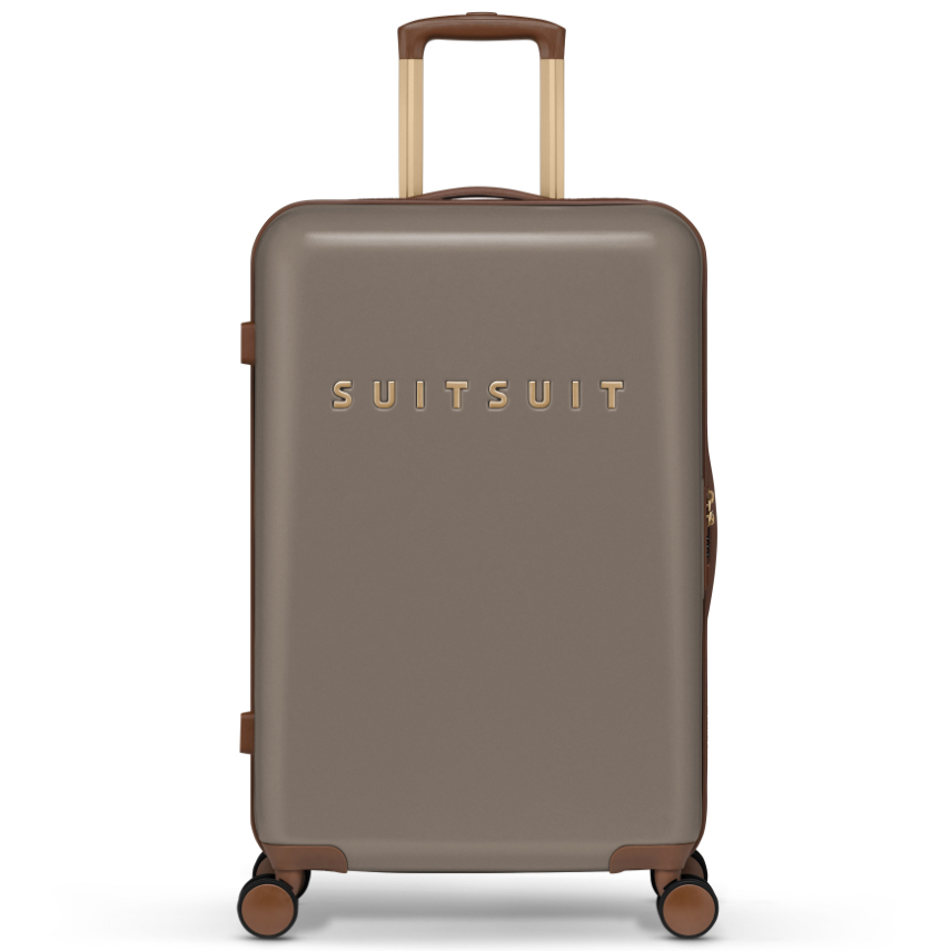 Cestovný kufor Suitsuit Fab Seventies 60 l - tmavo hnedý
