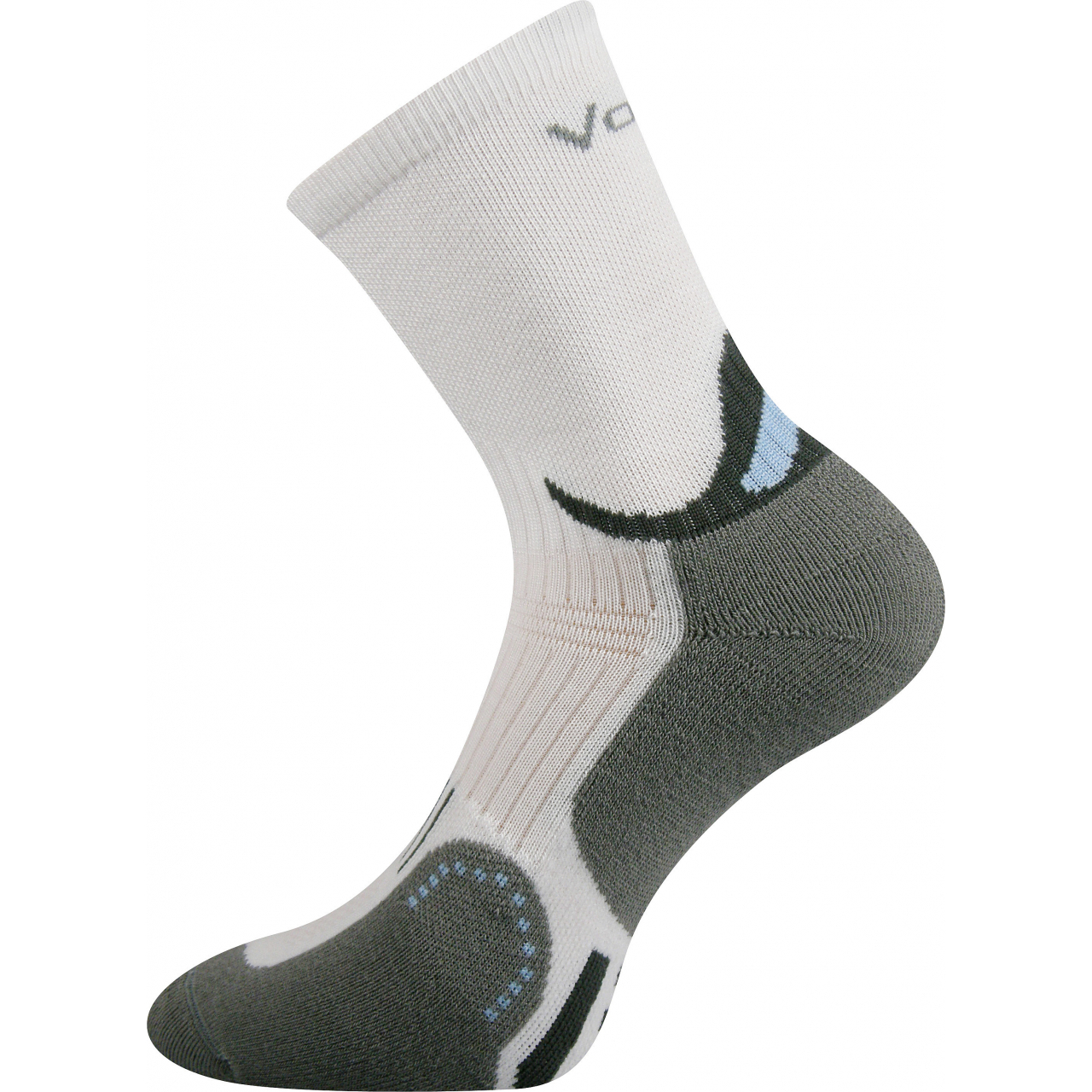 Ponožky sportovní Voxx Actros - bílé-šedé, 35-38