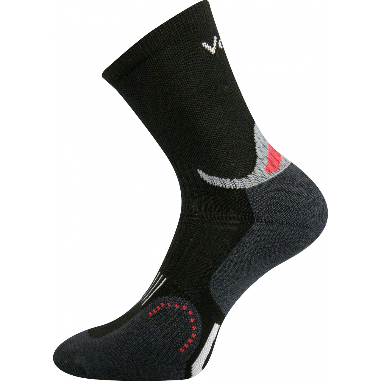 Ponožky sportovní Voxx Actros - černé-šedé, 43-46