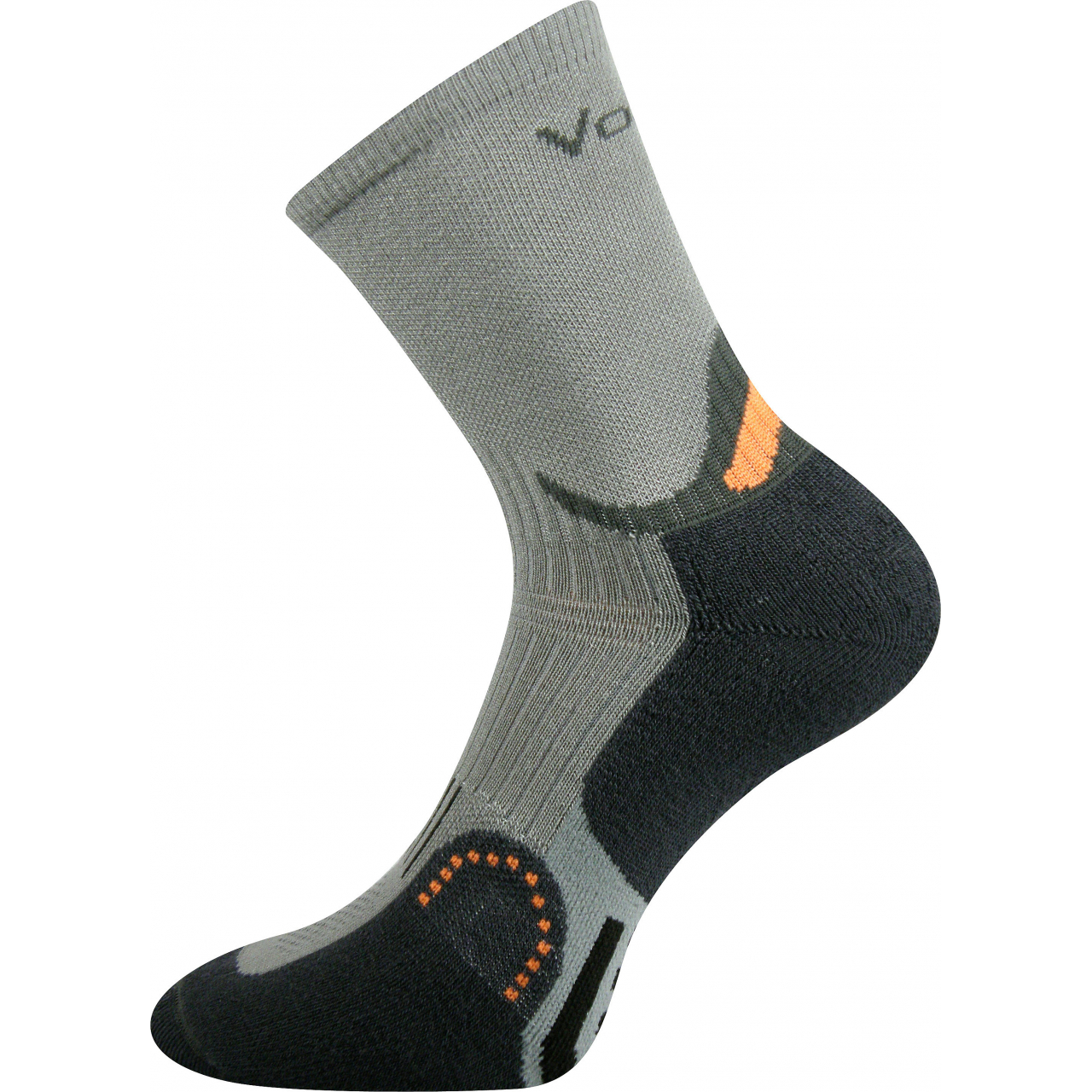 Ponožky sportovní Voxx Actros - šedé-černé, 35-38