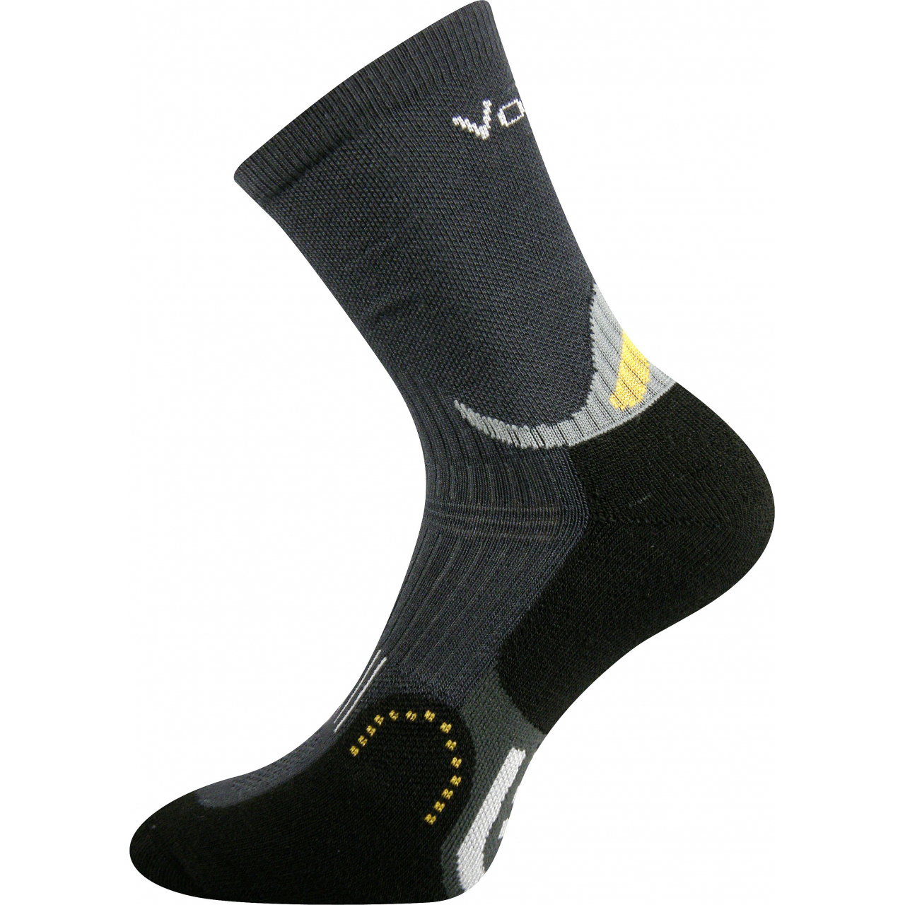 Ponožky sportovní Voxx Actros - tmavě šedé-černé, 35-38