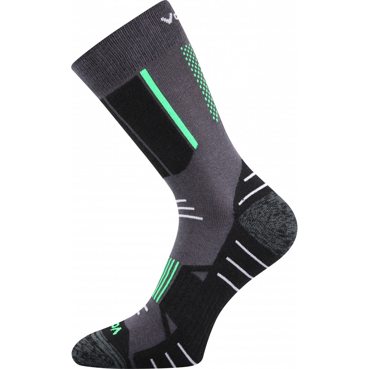 Ponožky turistické Voxx Avion - tmavě šedé-černé, 39-42