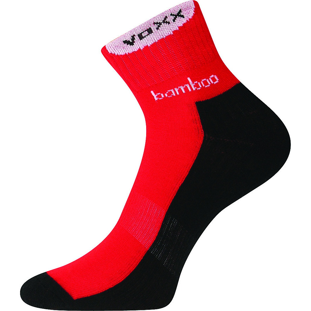 Ponožky sportovní Voxx Brooke - červené-černé, 43-46