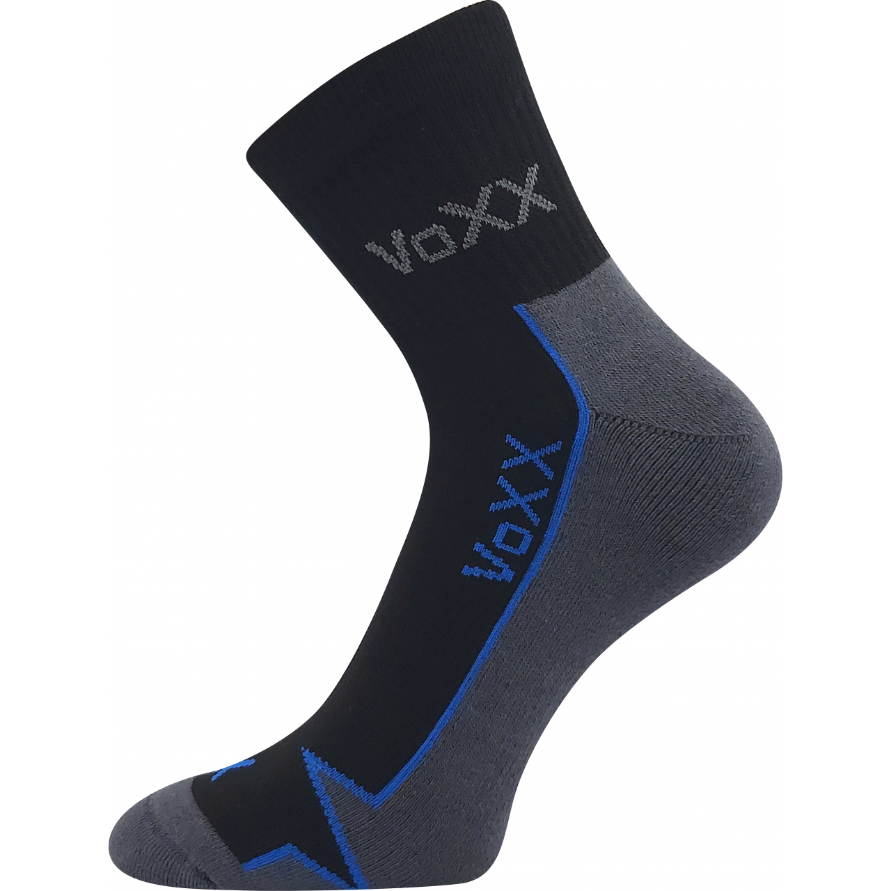 Ponožky sportovní Voxx Locator B - černé-šedé, 35-38