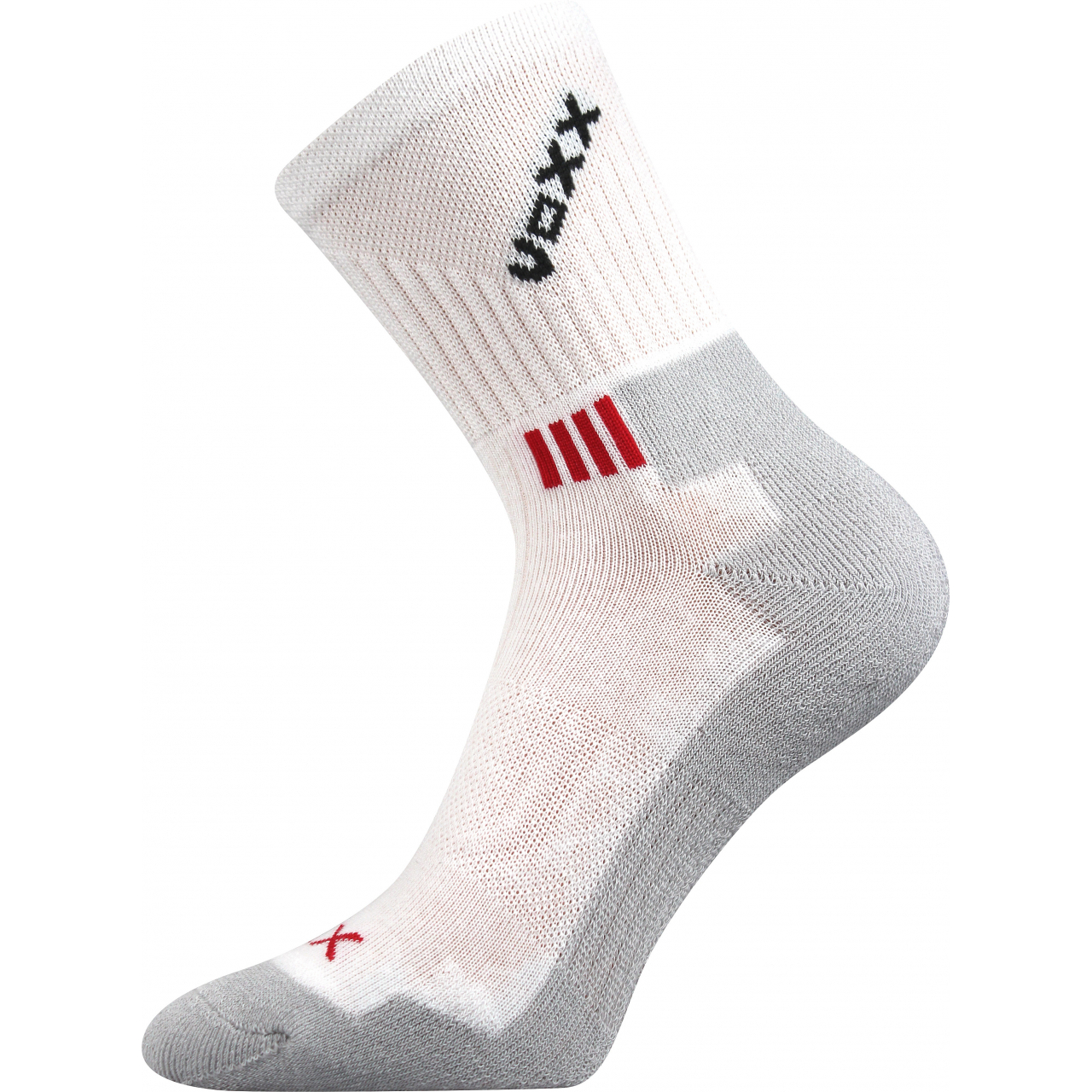 Ponožky sportovní Voxx Marián - bílé-šedé, 35-38