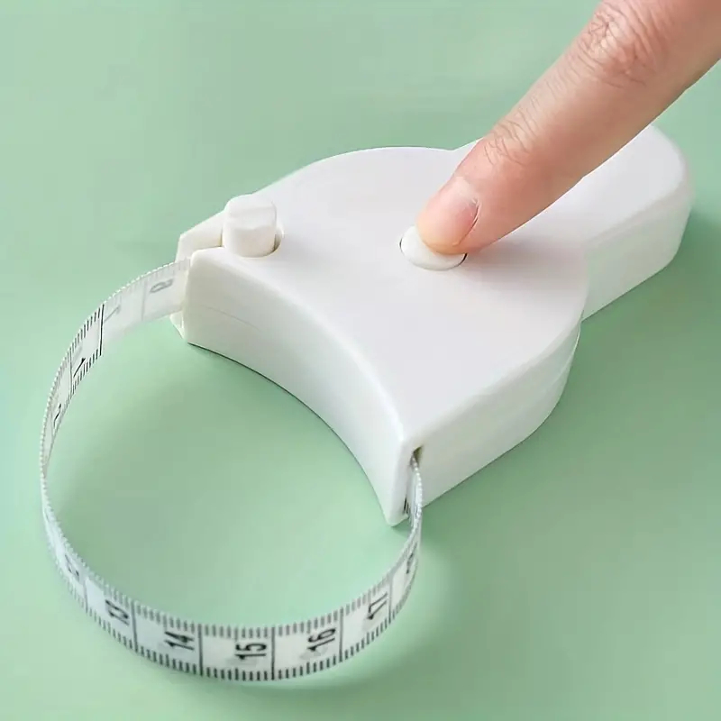 Metr svinovací pro měření těla - bílý