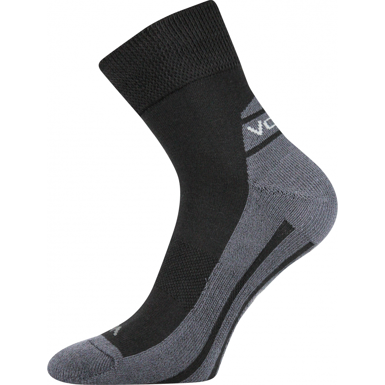 Ponožky sportovní Voxx Oliver - černé-šedé, 43-46