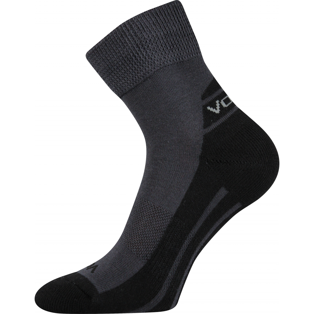Ponožky sportovní Voxx Oliver - tmavě šedé-černé, 47-50