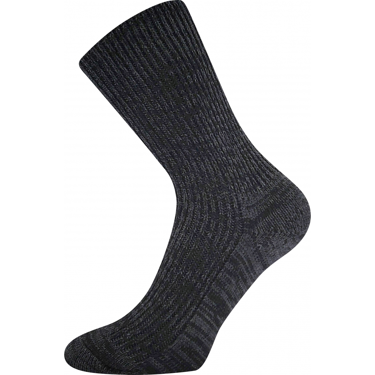Ponožky unisex zimní Boma Říp - černé, 46-48
