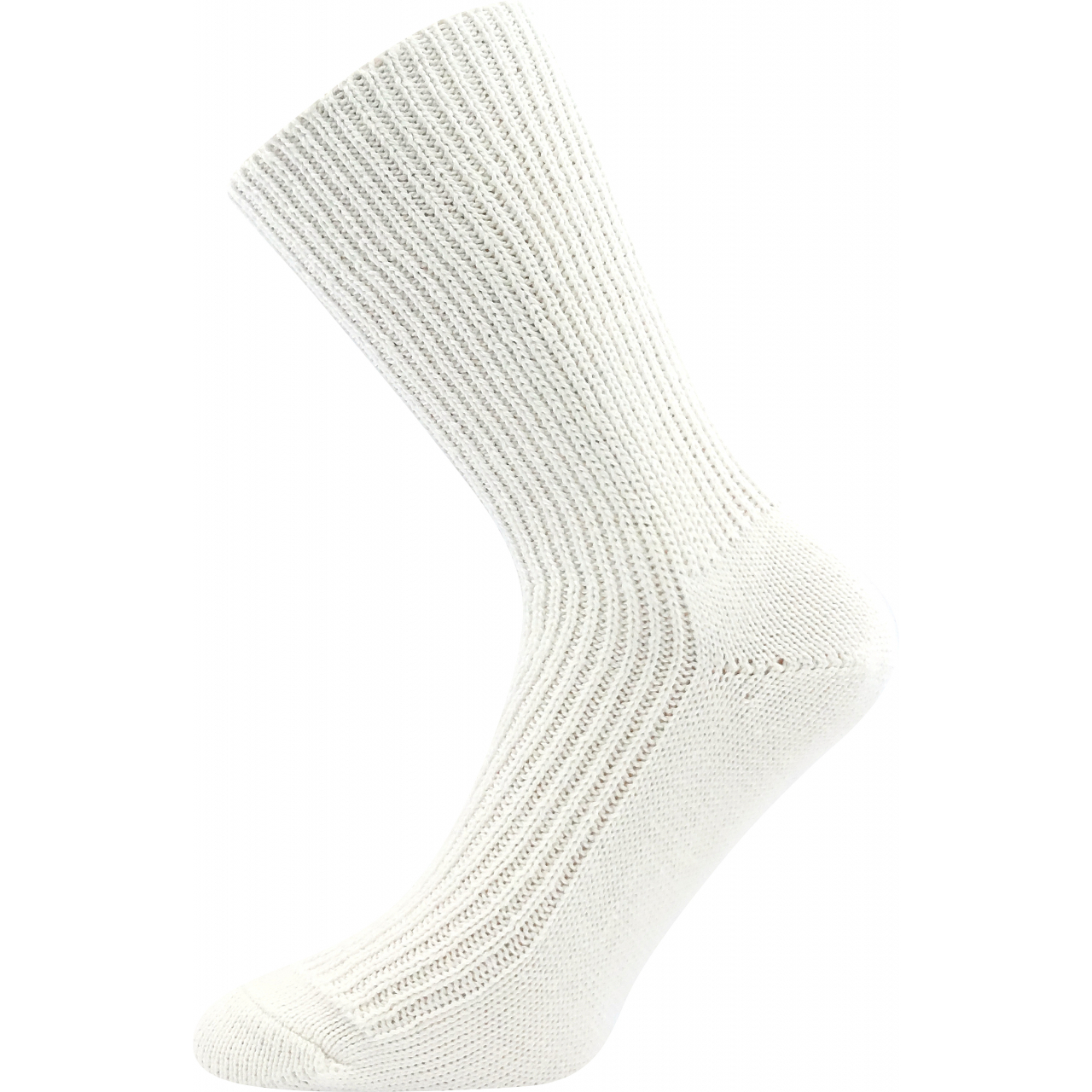 Ponožky unisex zimní Boma Říp - bílé, 41-42