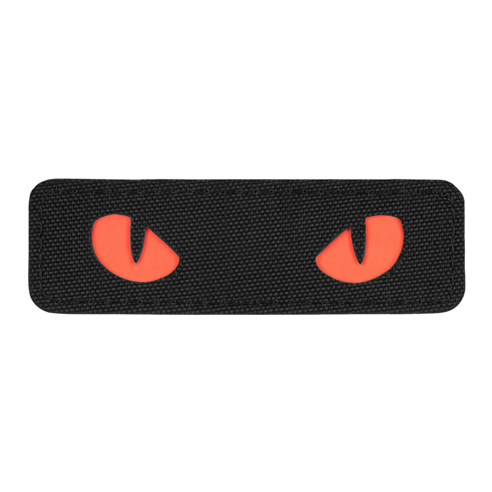 Nášivka M-Tac Cat Eyes Laser Cut GID - černá-červená