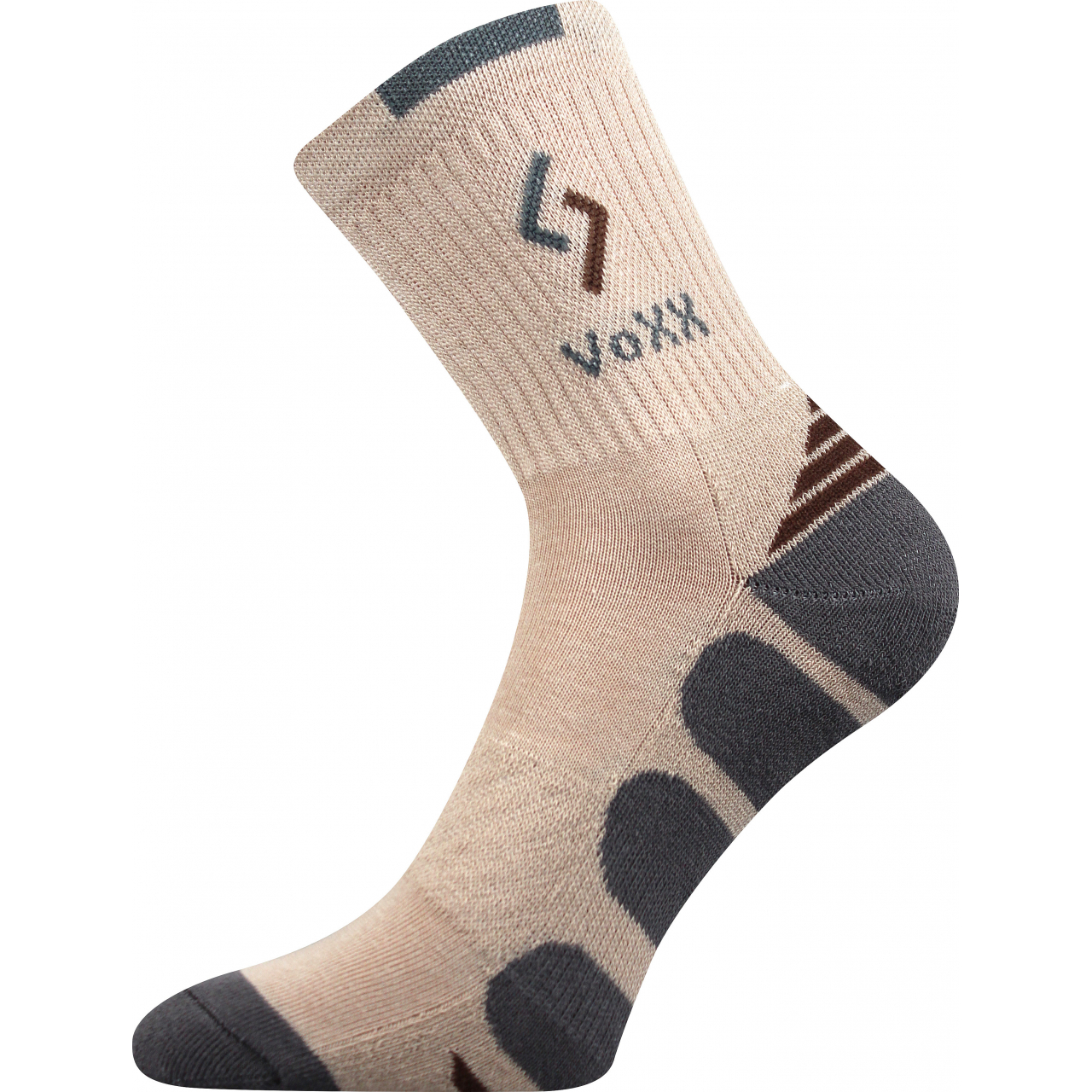 Ponožky sportovní Voxx Tronic - béžové-šedé, 35-38