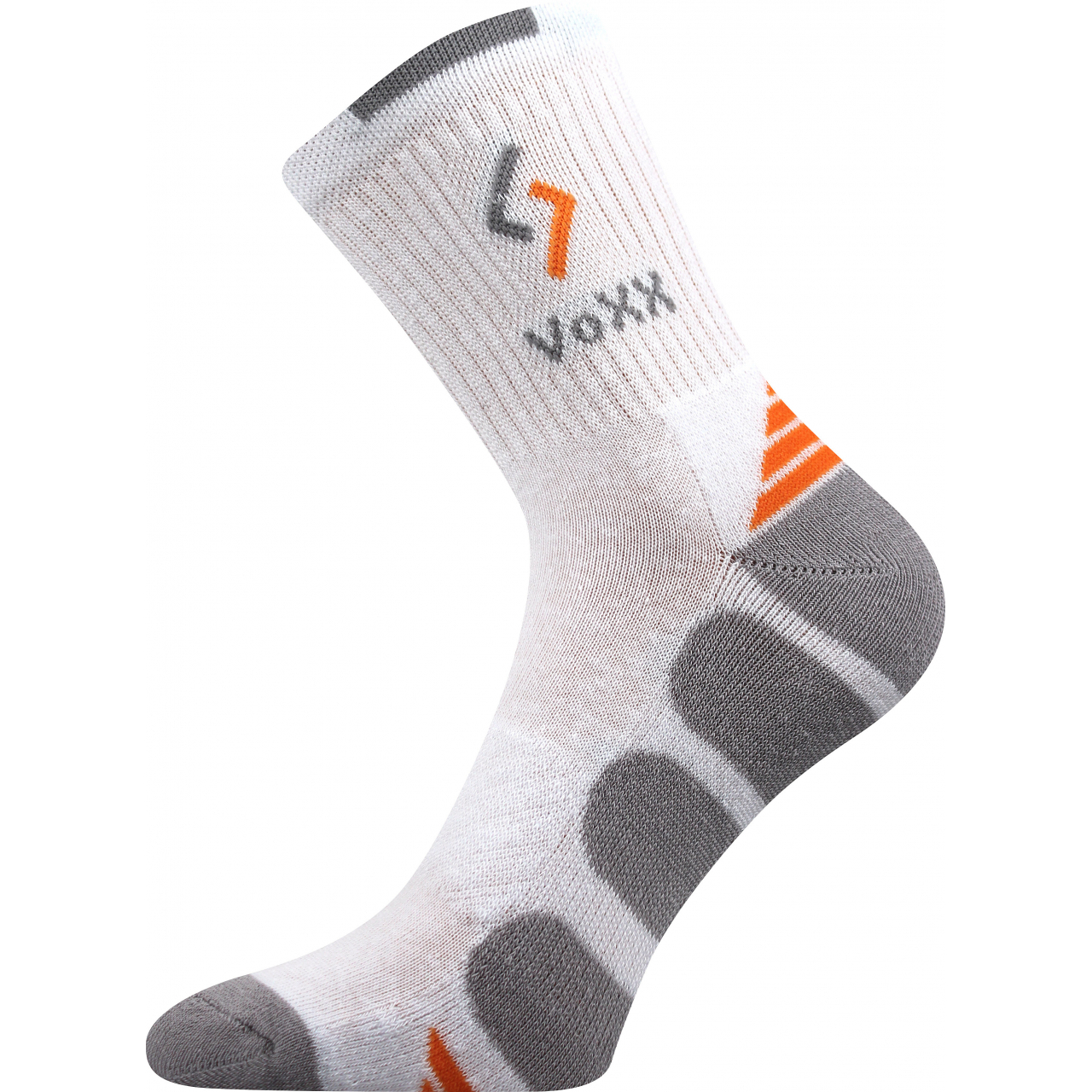Ponožky sportovní Voxx Tronic - bílé-šedé, 43-46