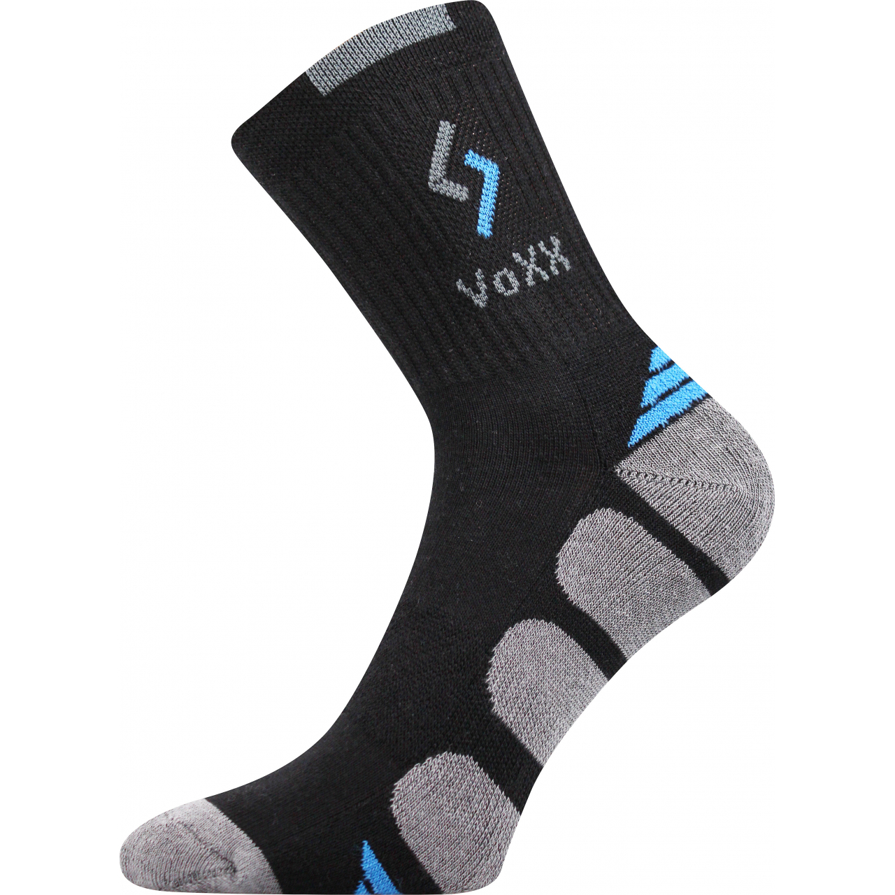 Ponožky sportovní Voxx Tronic - černé-šedé, 43-46
